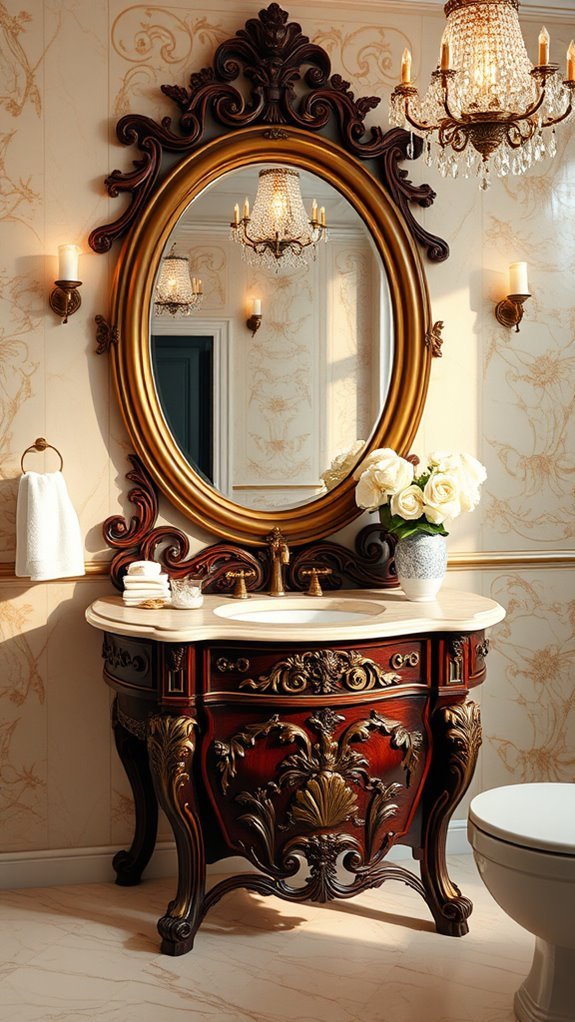 luxurious vintage vanity style