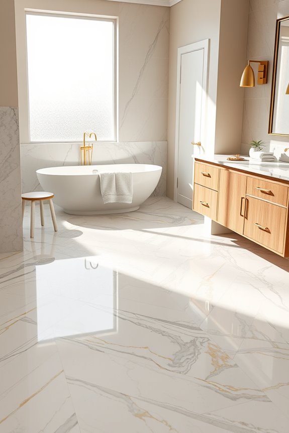 luxury marble bathroom elegance