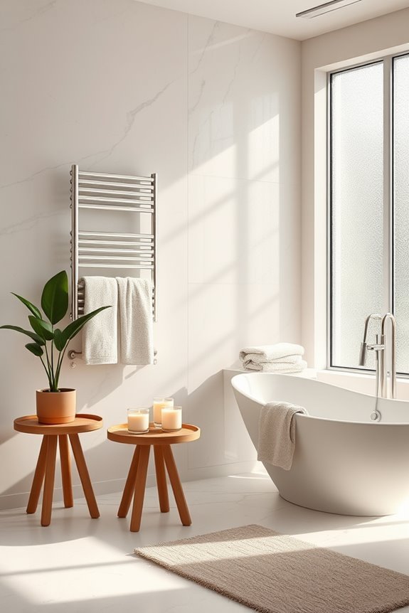 luxury towel warmer benefits