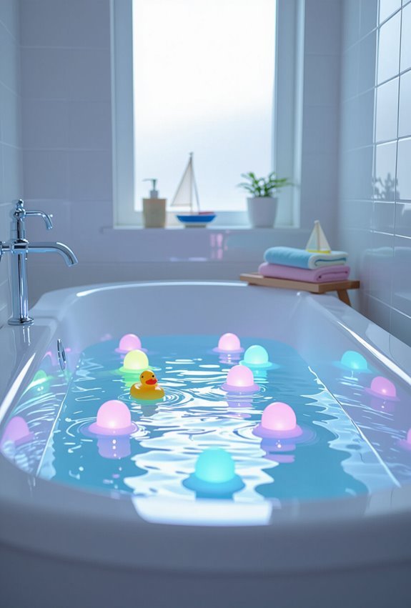 magical floating led bathlights