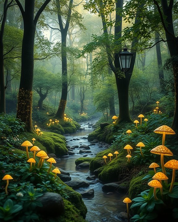 magical forest caf ambiance