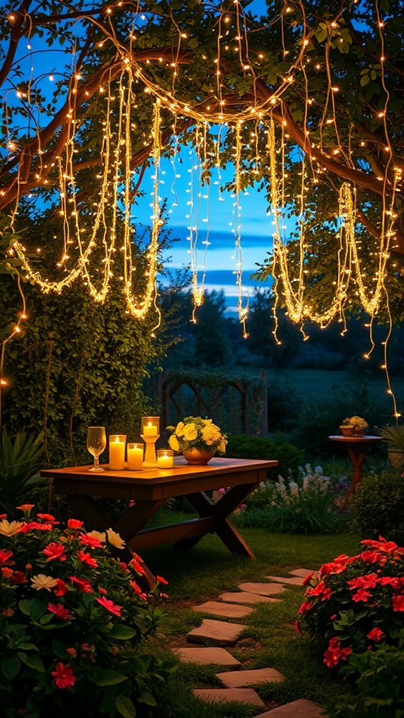 magical garden light canopies