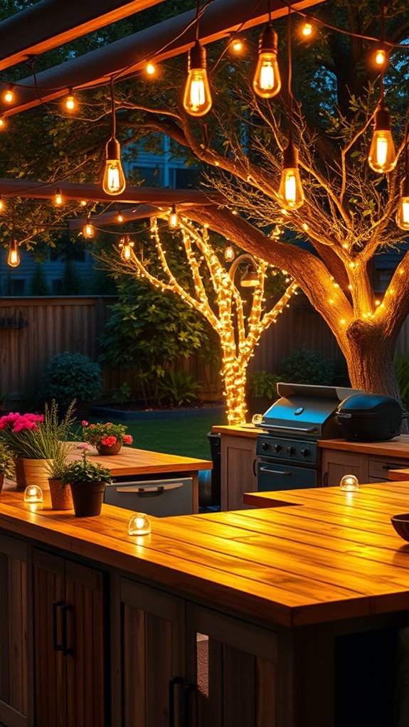 magical outdoor garden lighting