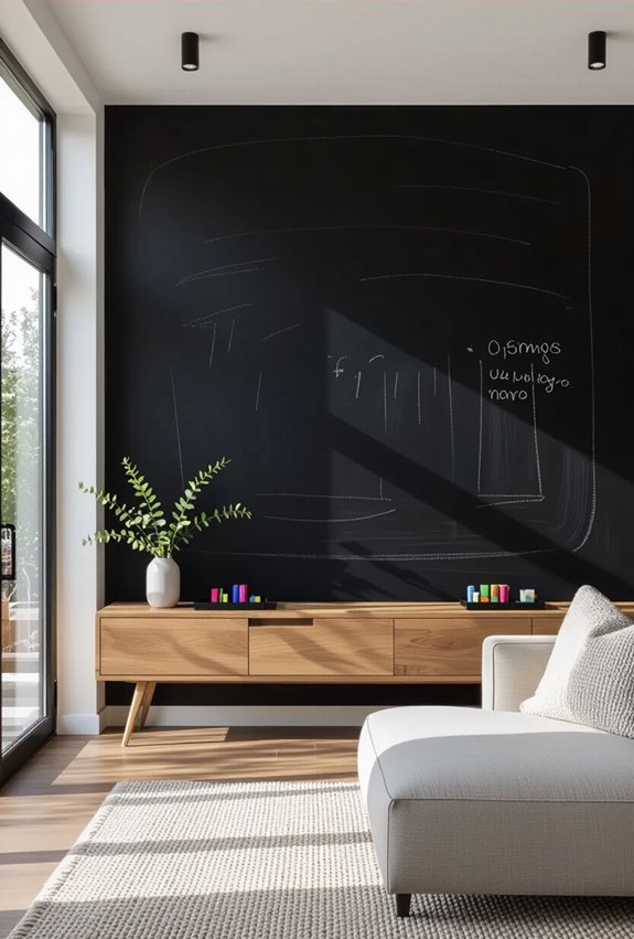 magnetic chalkboard wall calendar