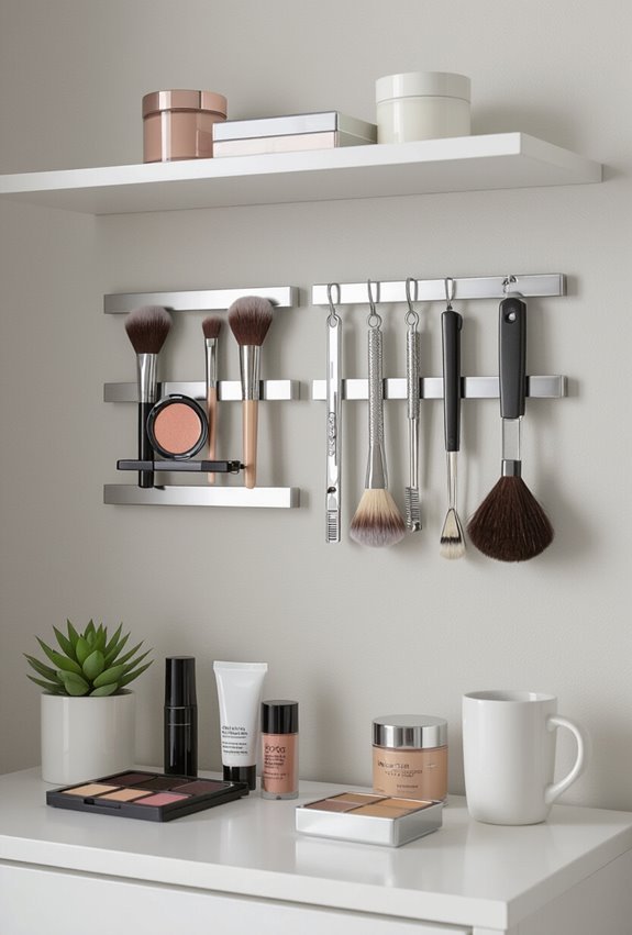 magnetic organization for cosmetics