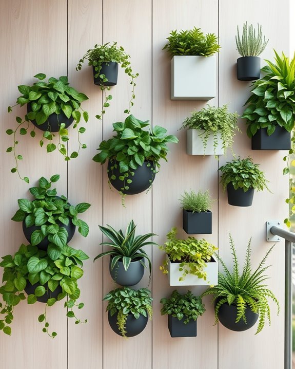 magnetic planters for balconies