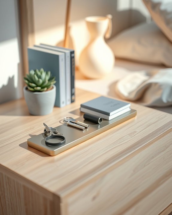 magnetic strips for organization