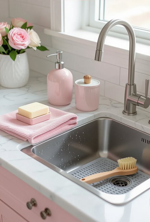 maintain pink kitchen safety