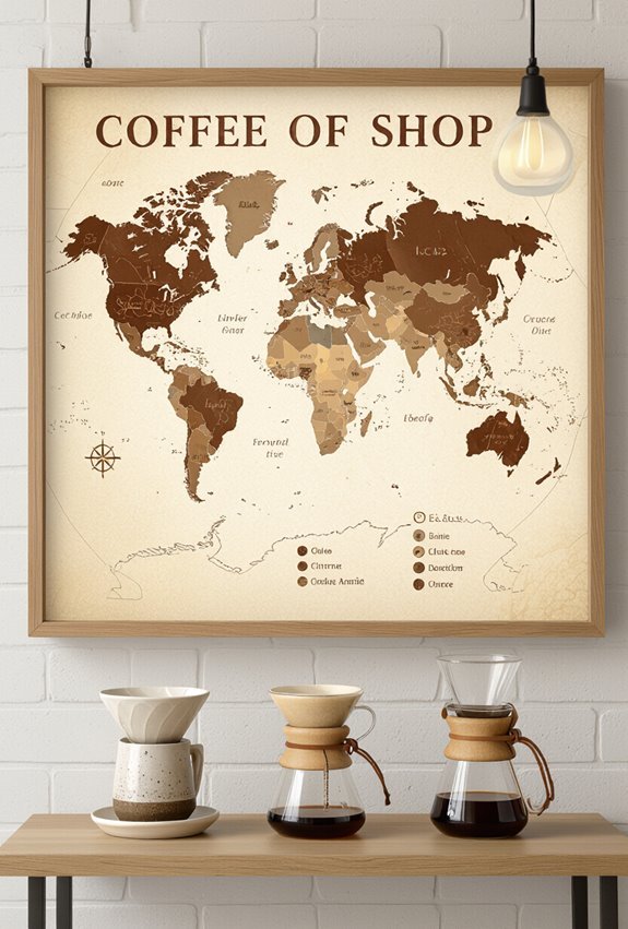 map of coffee origins