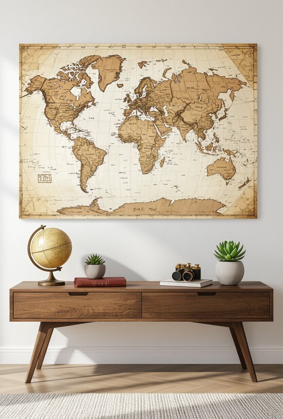 maps evoke travel inspired character