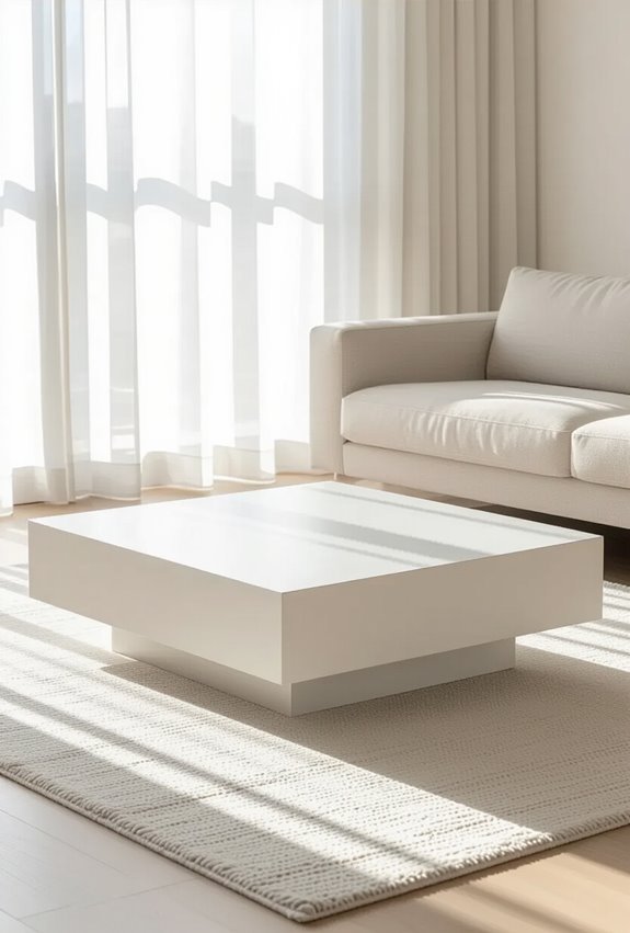 marble minimalist round contrast