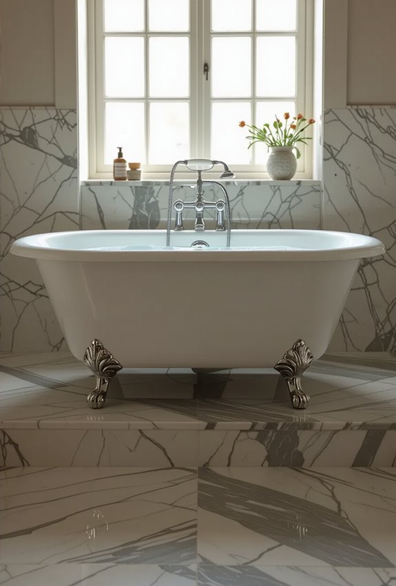 marble or stone surrounds
