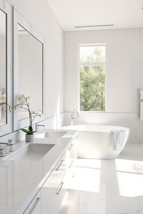 marble trim for mirrors