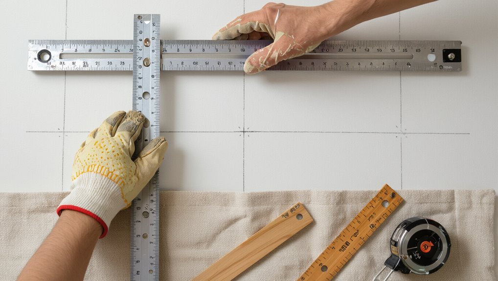 mark centerline and grid