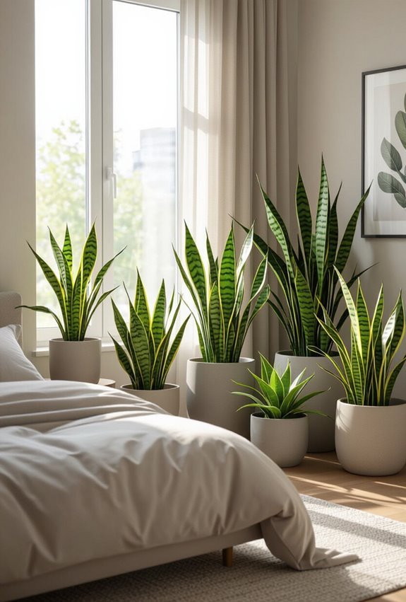 masculine mixed snake plants