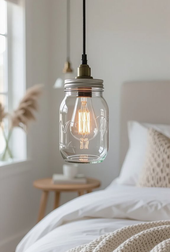 mason jar pendant lights