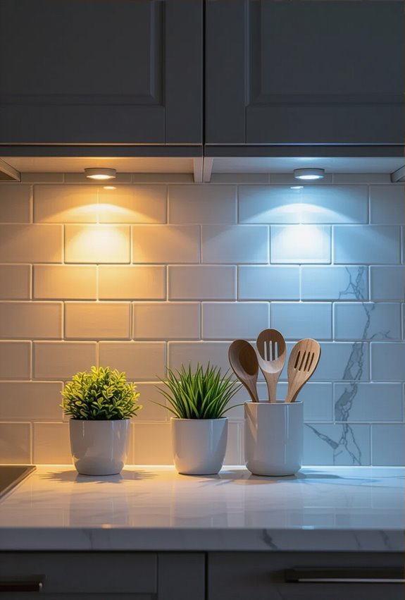 match backsplash color temperature