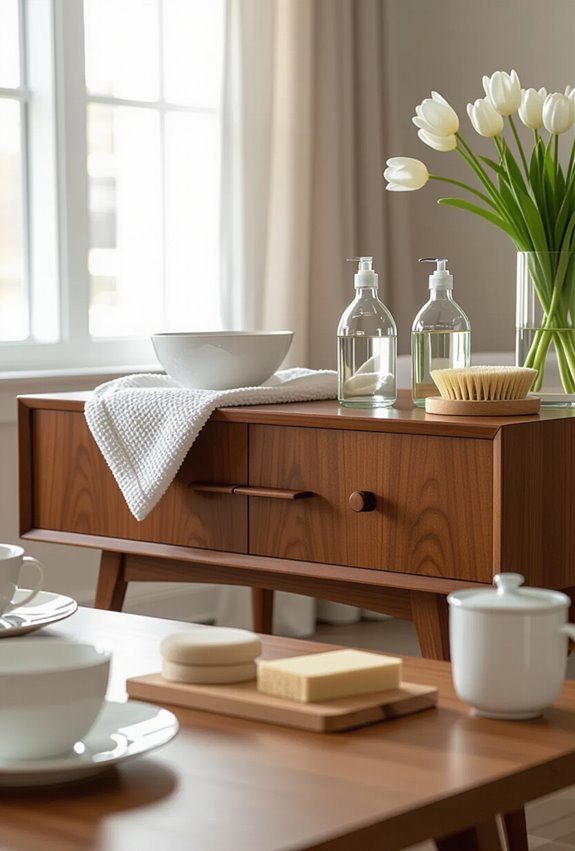 material specific cleaning and maintenance