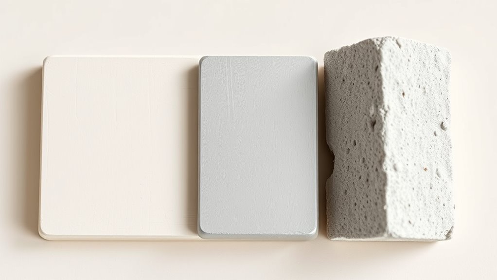 material type affects drying