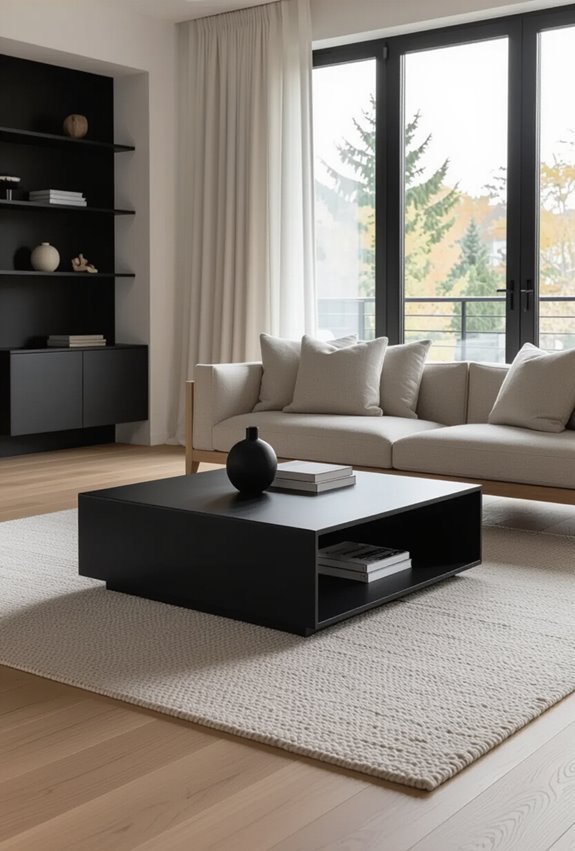matte black for modern sophistication