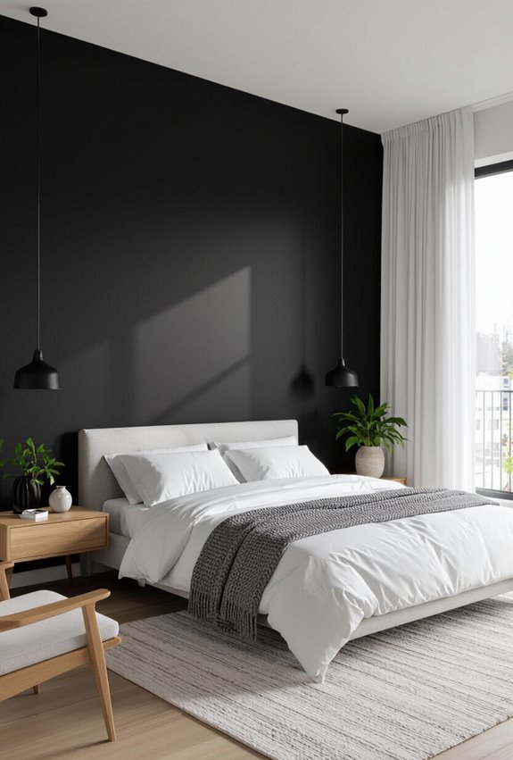 matte black velvet dramatic retreat
