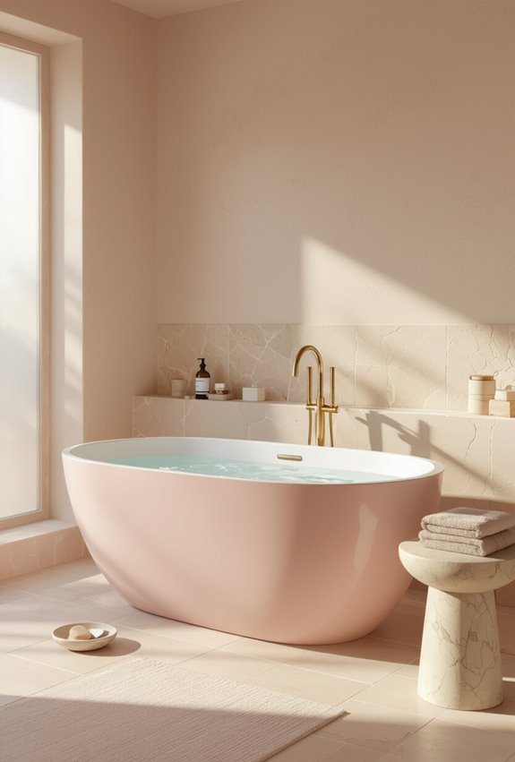 matte blush spa elegance