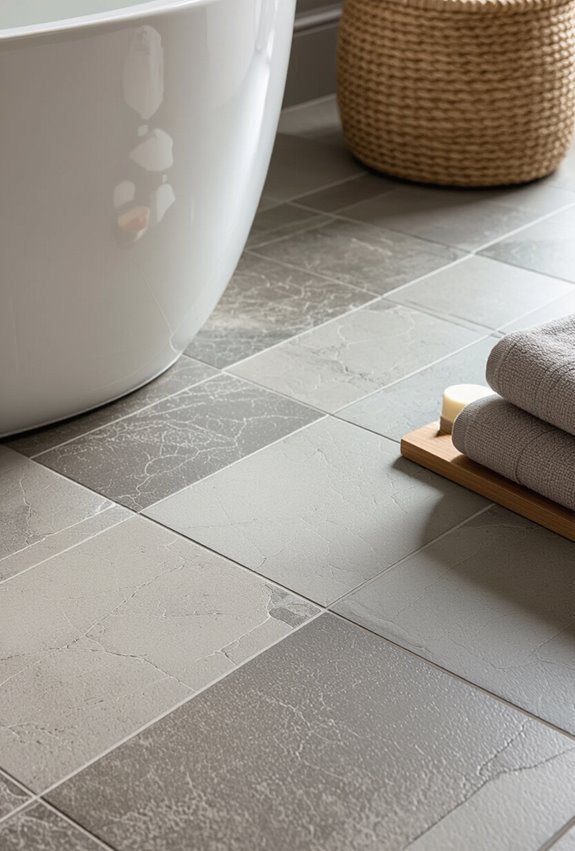 matte charcoal grout solution