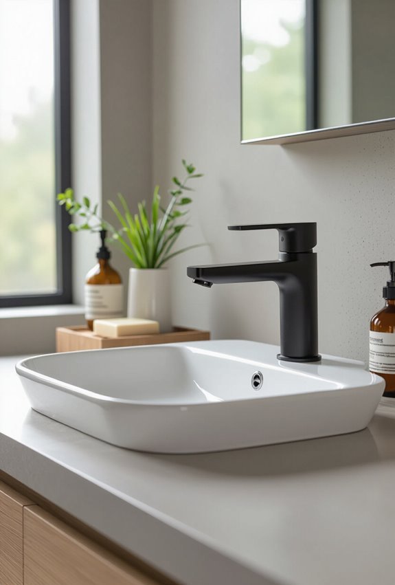 matte chrome minimalist faucet maintenance