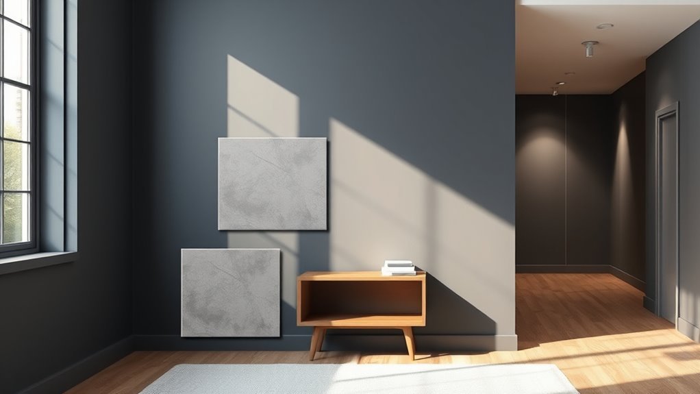 matte finishes conceal texture