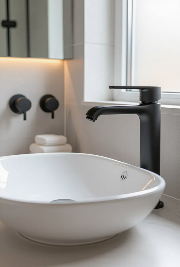 matte fixtures reduce glare