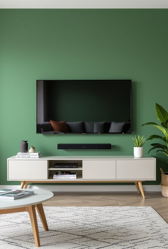 matte green reduces glare