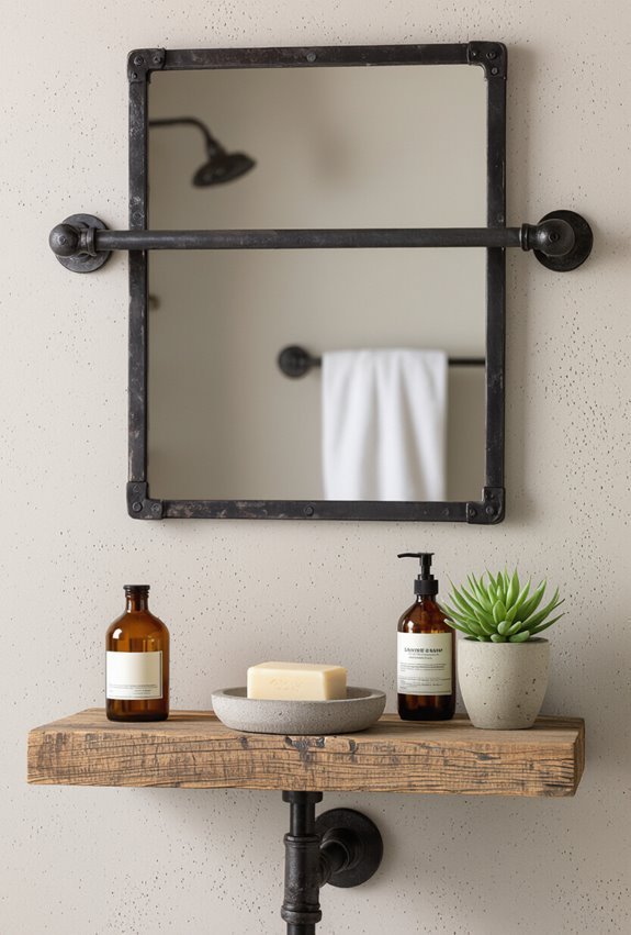 matte hardware repurposed rustic accents