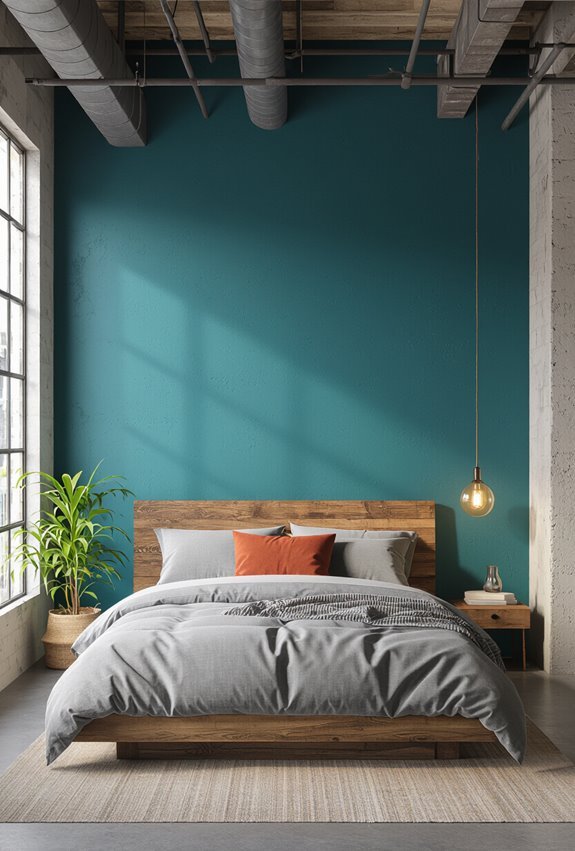 matte jeweltones emphasize industrial textures