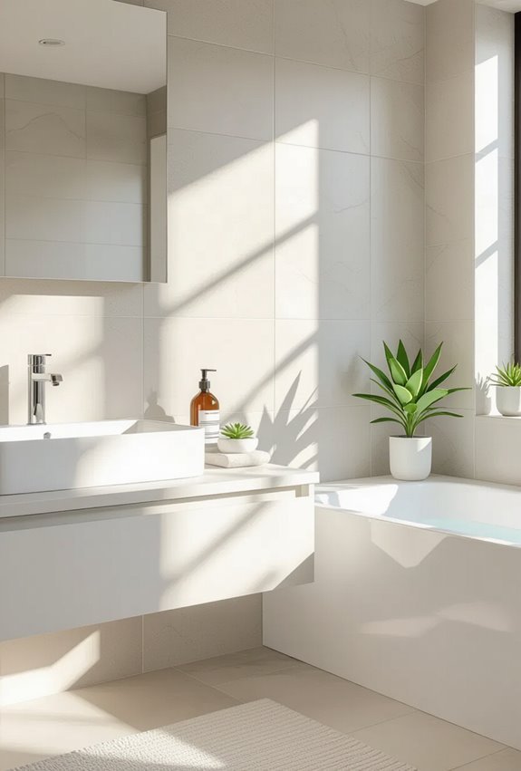 matte porcelain geometric mosaic tiles