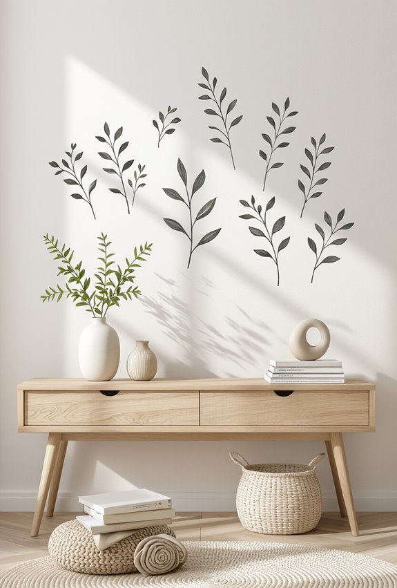matte removable seasonal wall decals