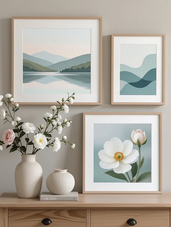 matting enhances display elegance