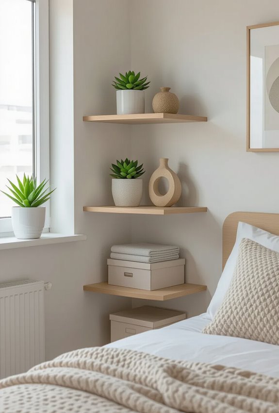 maximize awkward corner storage