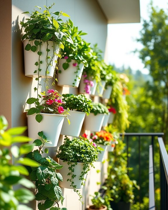 maximize balcony garden space