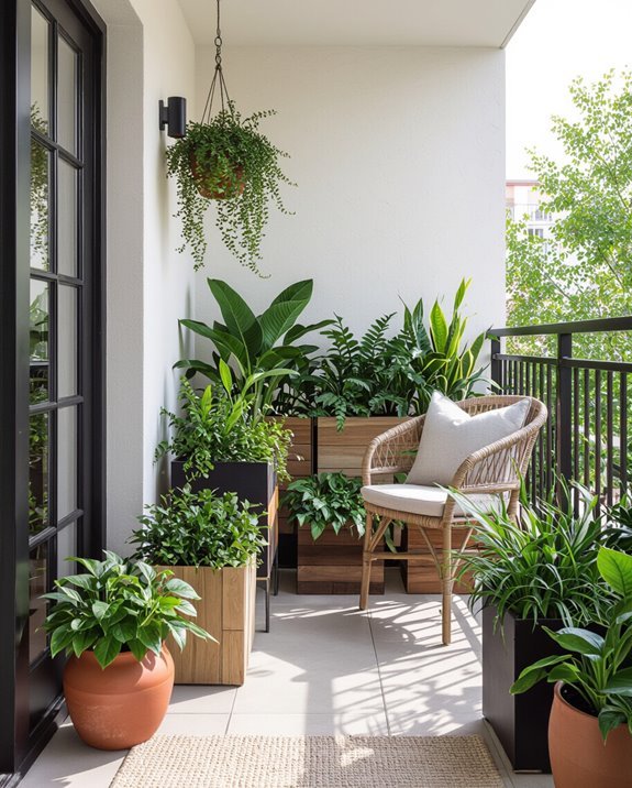 maximize balcony greenery options
