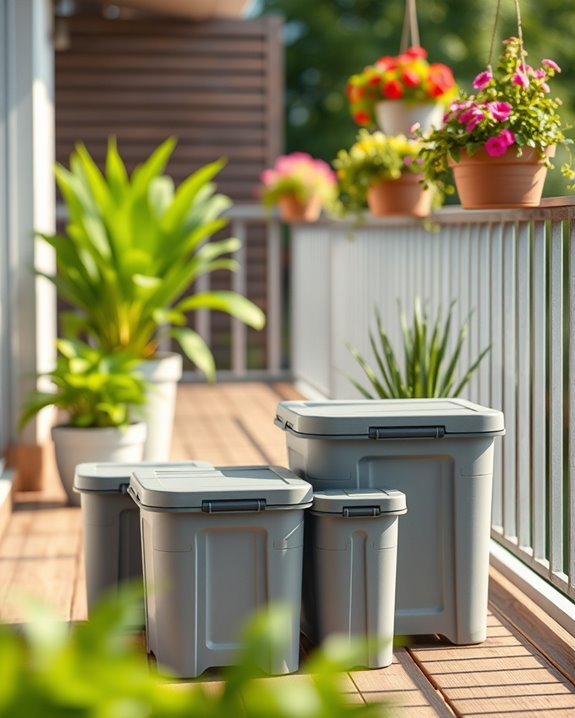 maximize balcony organization effortlessly