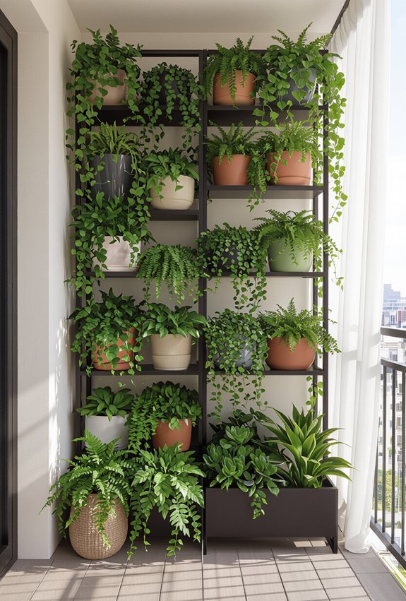 maximize balcony vertical space