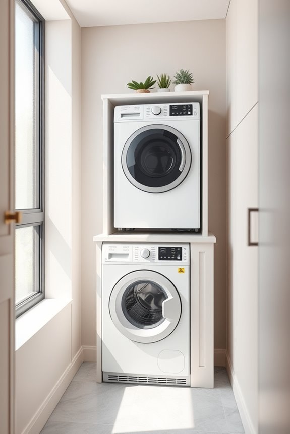 maximize bathroom laundry efficiency