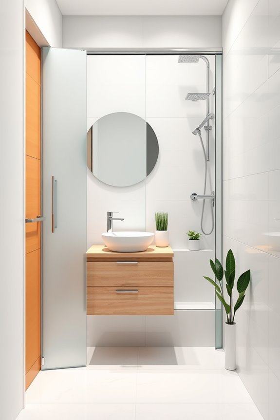 maximize bathroom space efficiently