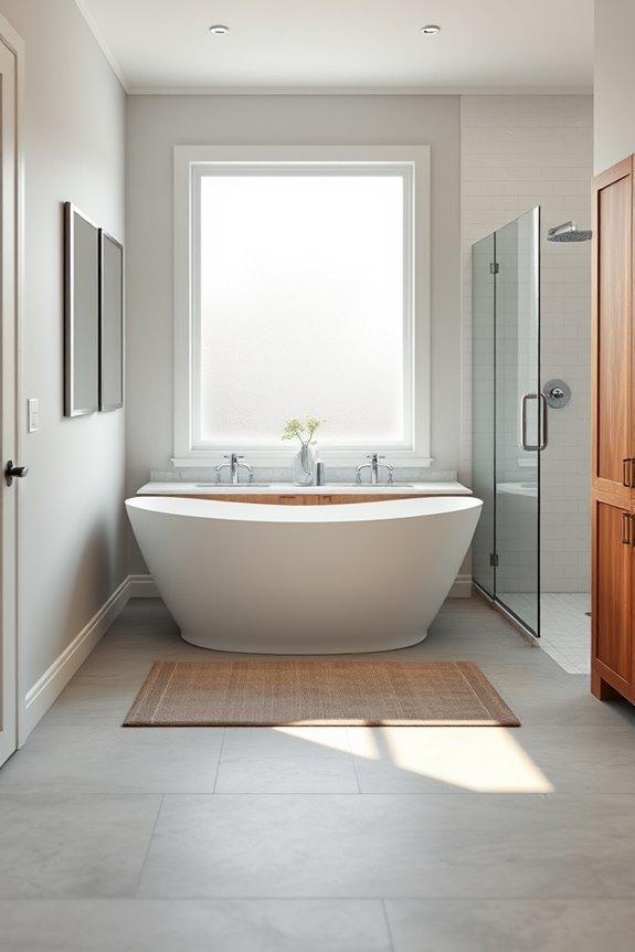 maximize bathroom space functionality
