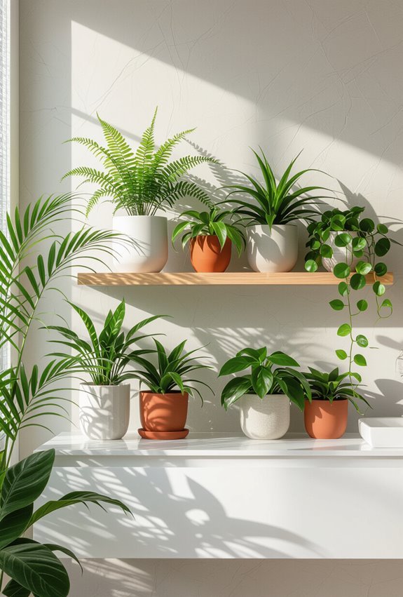 maximize bathroom space vertically