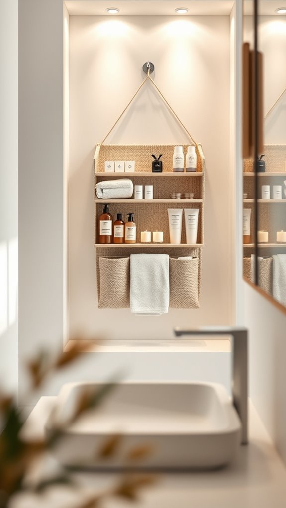 maximize bathroom storage efficiently