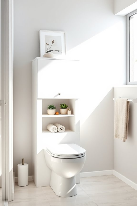 maximize bathroom storage efficiently