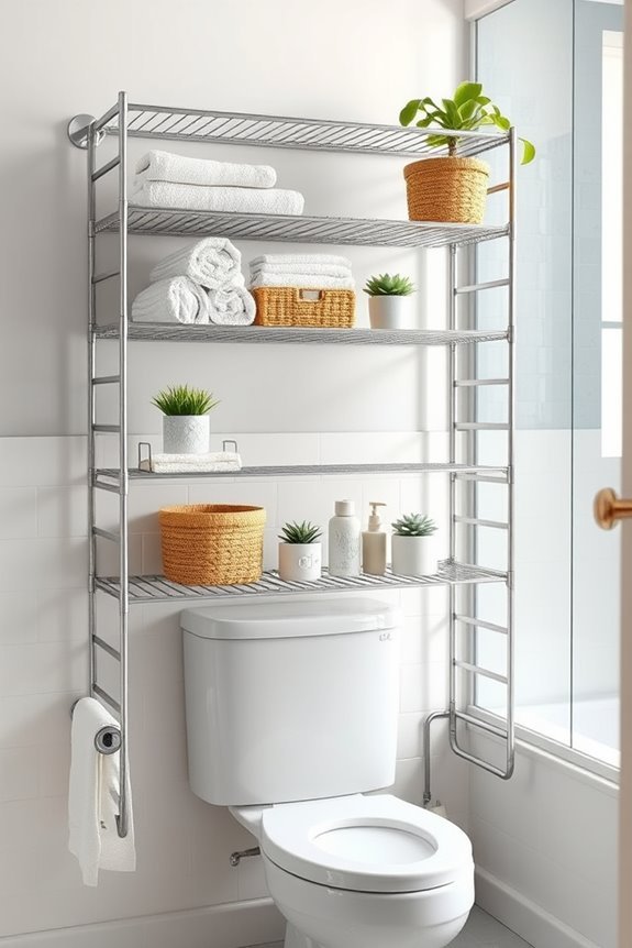 maximize bathroom storage efficiently