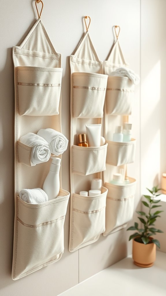 maximize bathroom storage space