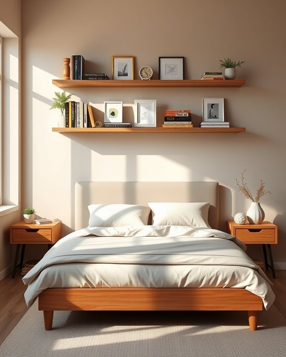 maximize bedroom space creatively